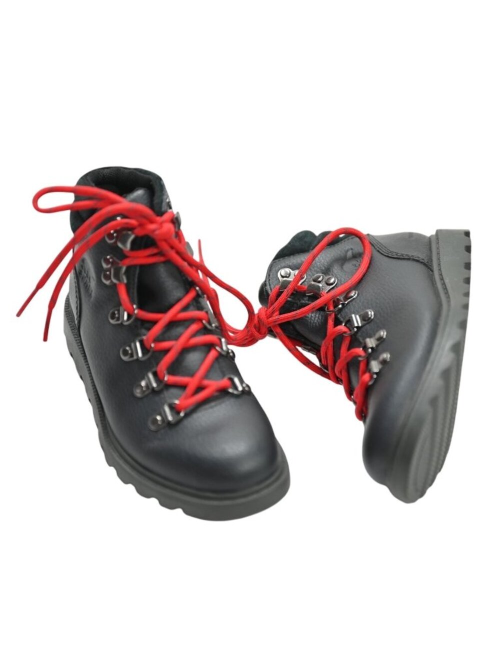 Sorel Madson Boots NY2994-010 in Black Red